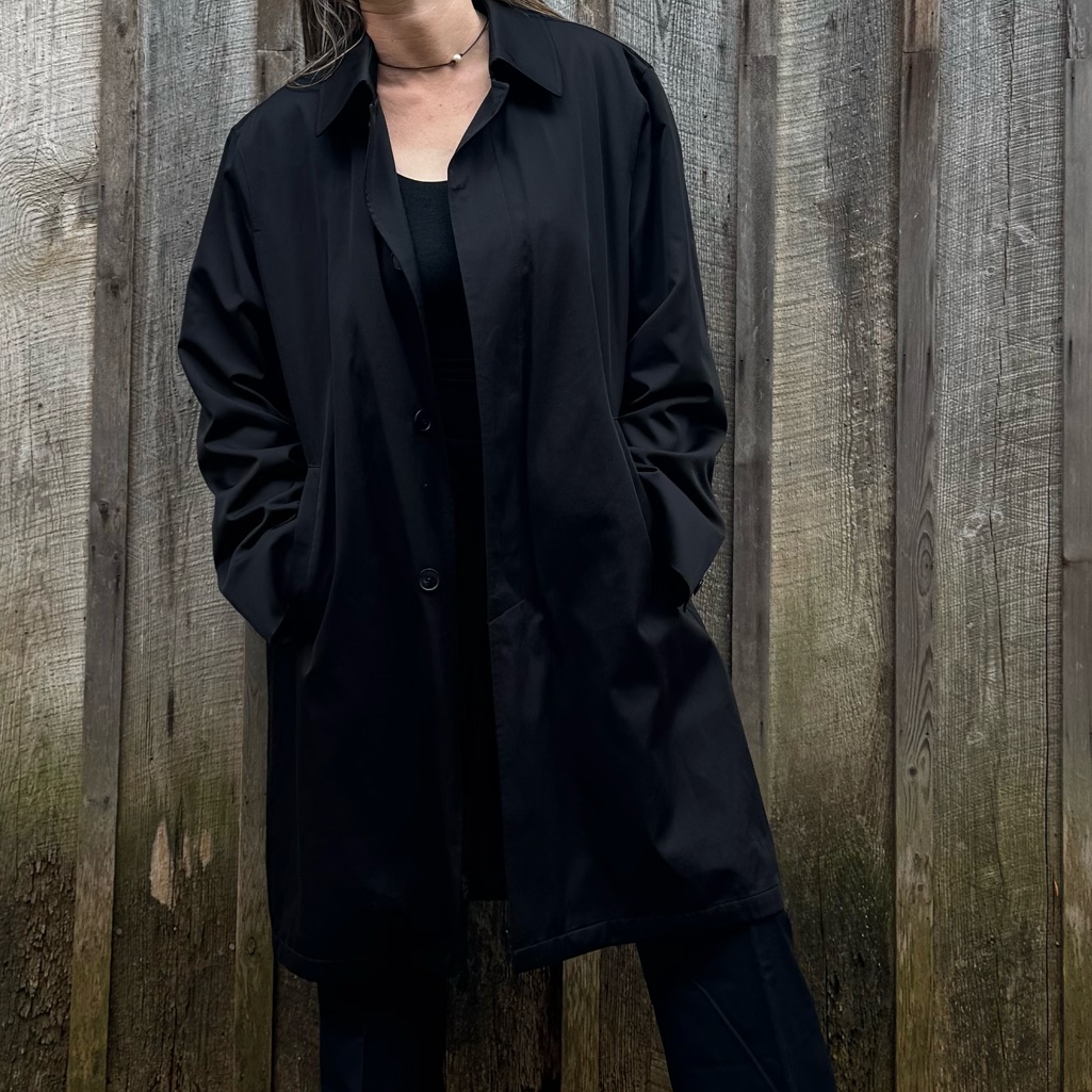 Ralph Ralph Lauren Black Overcoat Size 40r  Blue Label Ralph Ralph Lauren